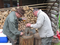 Brian & Norm cut skulls