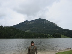 Lori at the Spitzingsee