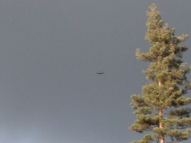 He rolled onto his back and flew inverted for a while.
