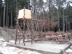 Building new stands at the wood shop.  They are built by the forstmeister(in) for their areas, as this is a Bavarian state forest.