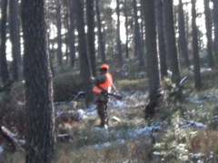 Joerg stands in his typical stance, H&K SLB2000 .30-06 at his side