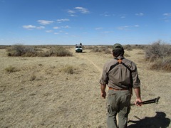 Walking back to the truck after an unsuccessful stalk