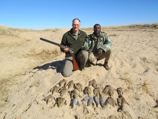 Martin and I.  He was great at spotting incoming birds from the bank while I hunkered in low over the water to surprise them.