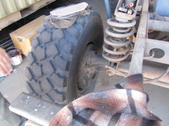 Drop-box gearing at the axles means more ground clearance