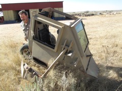 The armored Buffel cab