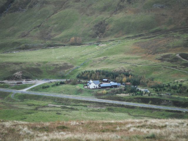 The Gamekeeper Liam's house.  It was our base of operations.  We hiked to it on foot by the end of the day.