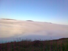 More fog rolls in
