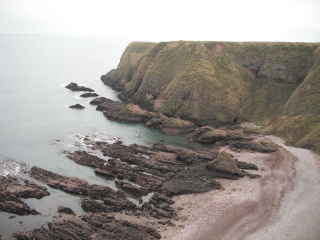 Rocky coastline:  Attack by sea useless.