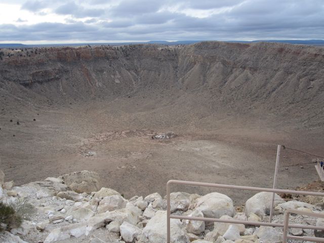 As wide a shot of the crater as I could make.