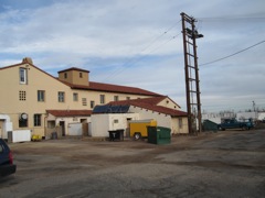 Around back, by the Amtrak station