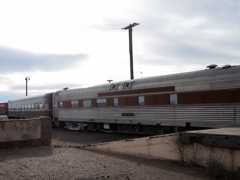 Railstock in the yard, disused.