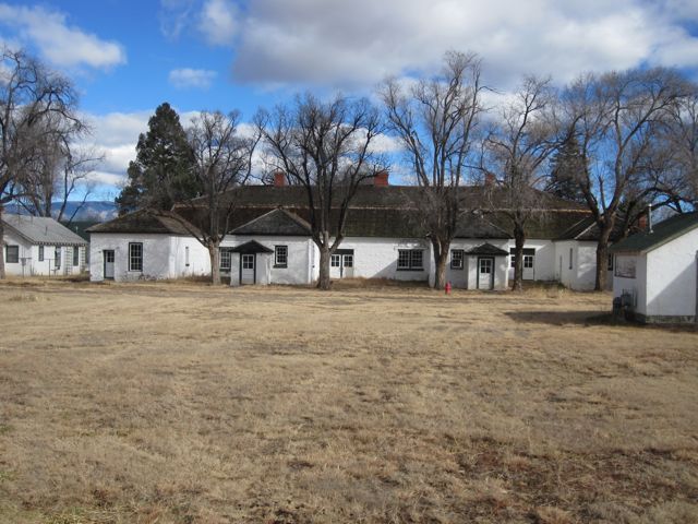 Barracks, with kitchens and such off the back