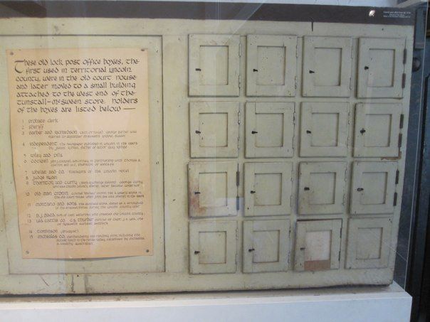 Old mail boxes